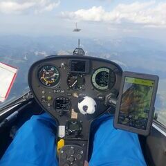 Flugwegposition um 15:54:02: Aufgenommen in der Nähe von Gemeinde Turnau, Österreich in 2942 Meter